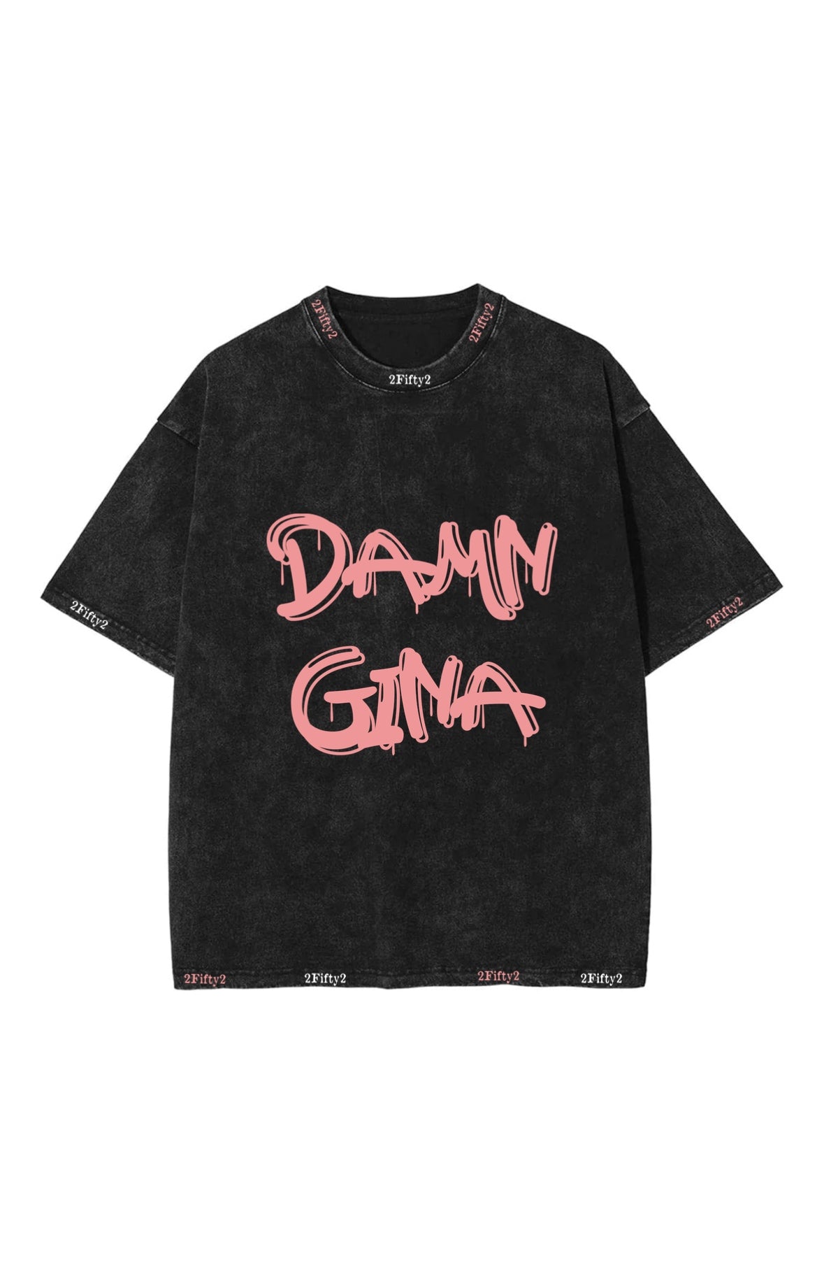 Damn Gina Mens acid wash tee by the 2fifty brand