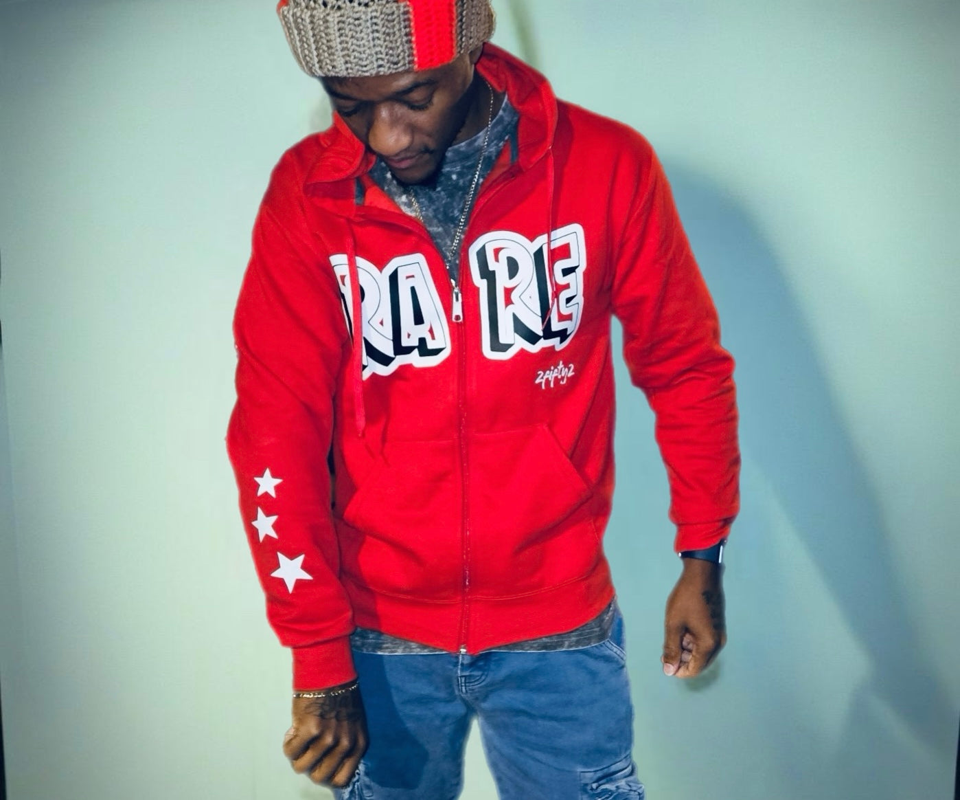 Plus suze Men’s “Rare” Zip up hoodie by The 2fifty2 brand