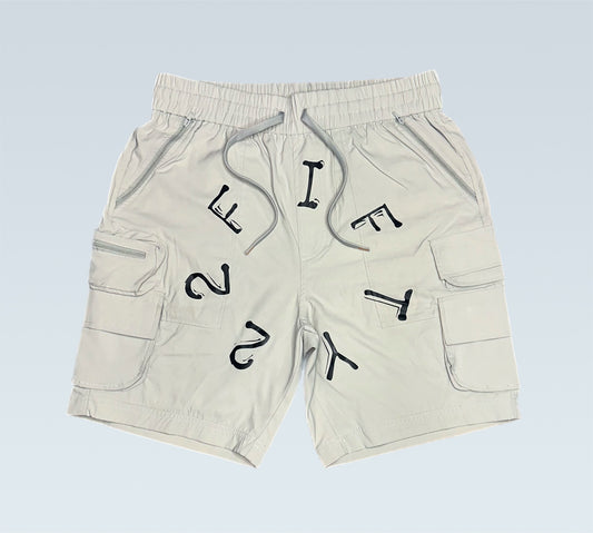 Plus size Men’s gray 2fifty2 brand cargo shorts