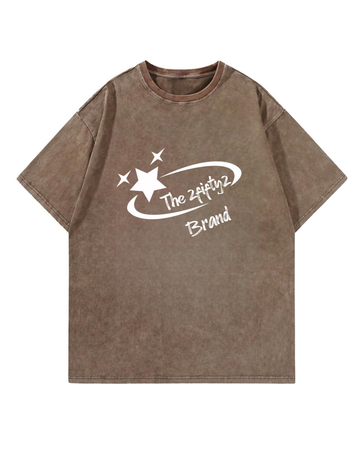 Plus size Heavy weight Acid wash “shooting star” tee shirts