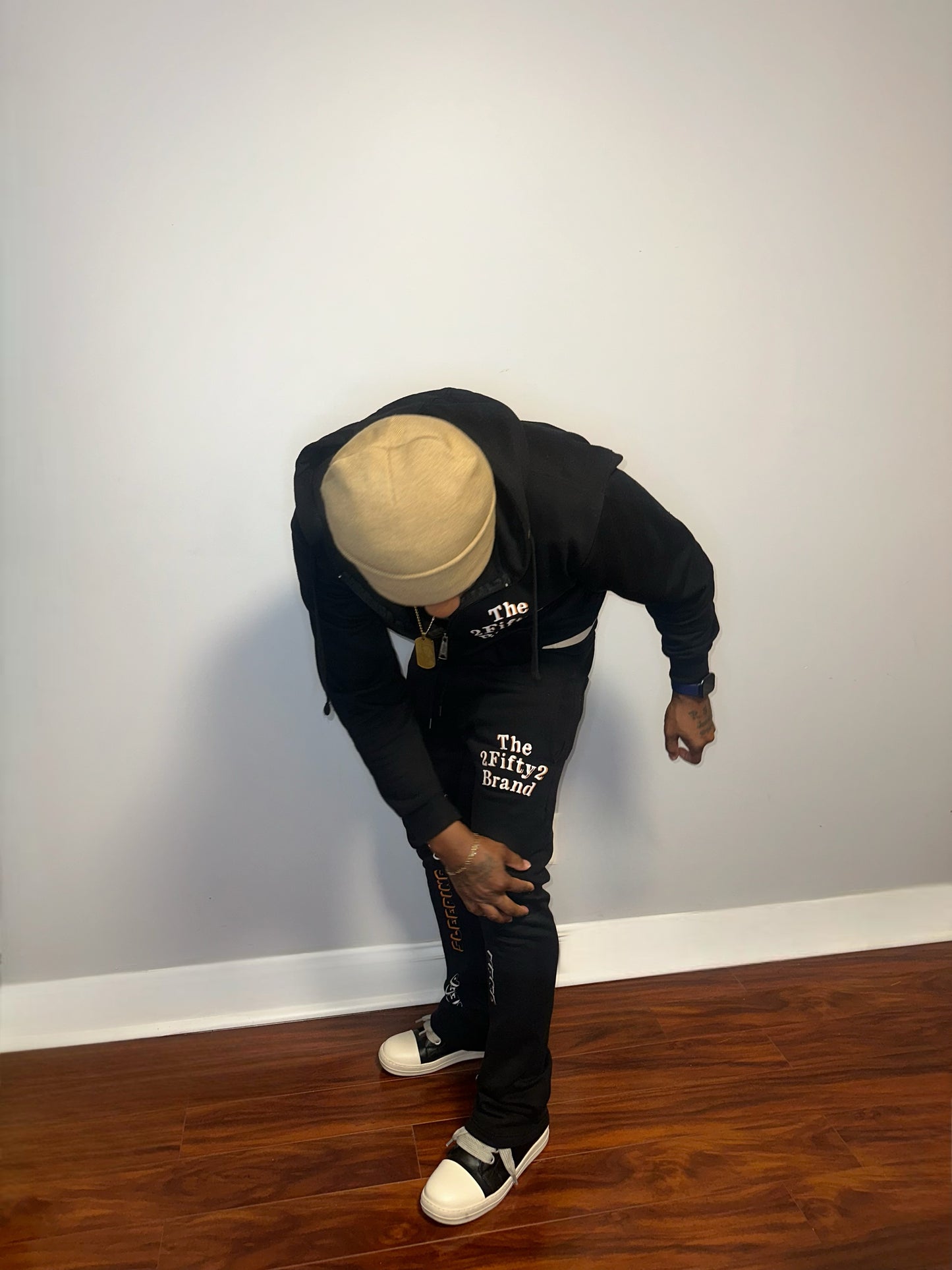 Unisex Stacked pants jogger set by the 2fifty2 brand