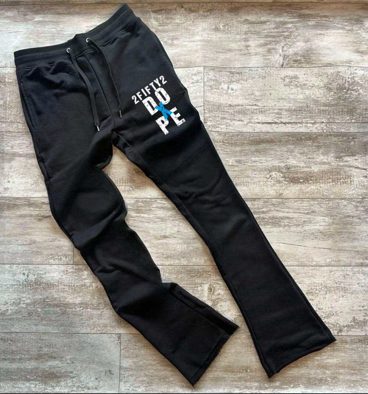 Plus size Flare jogger sweat pants by 2fifty2
