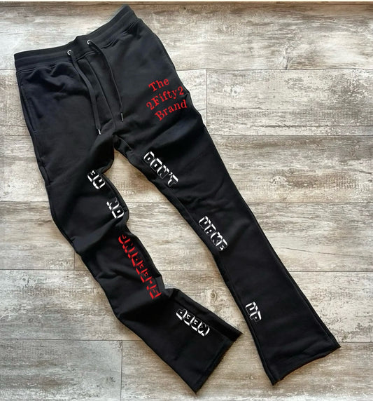 Unisex 2Fifty2 Brand Flare bottom jogger sweatpants