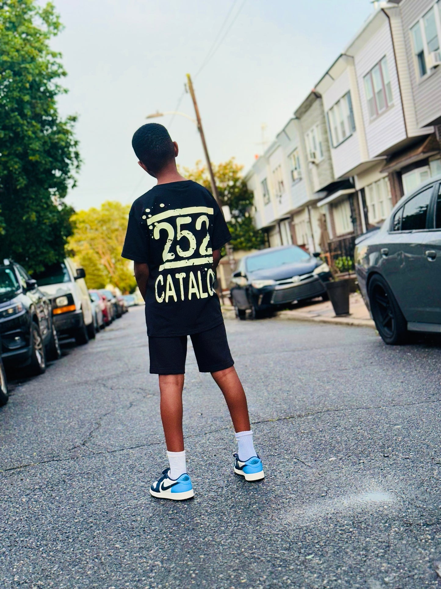 Boys “252 spot” sweat shorts by the 2fifty2 brand