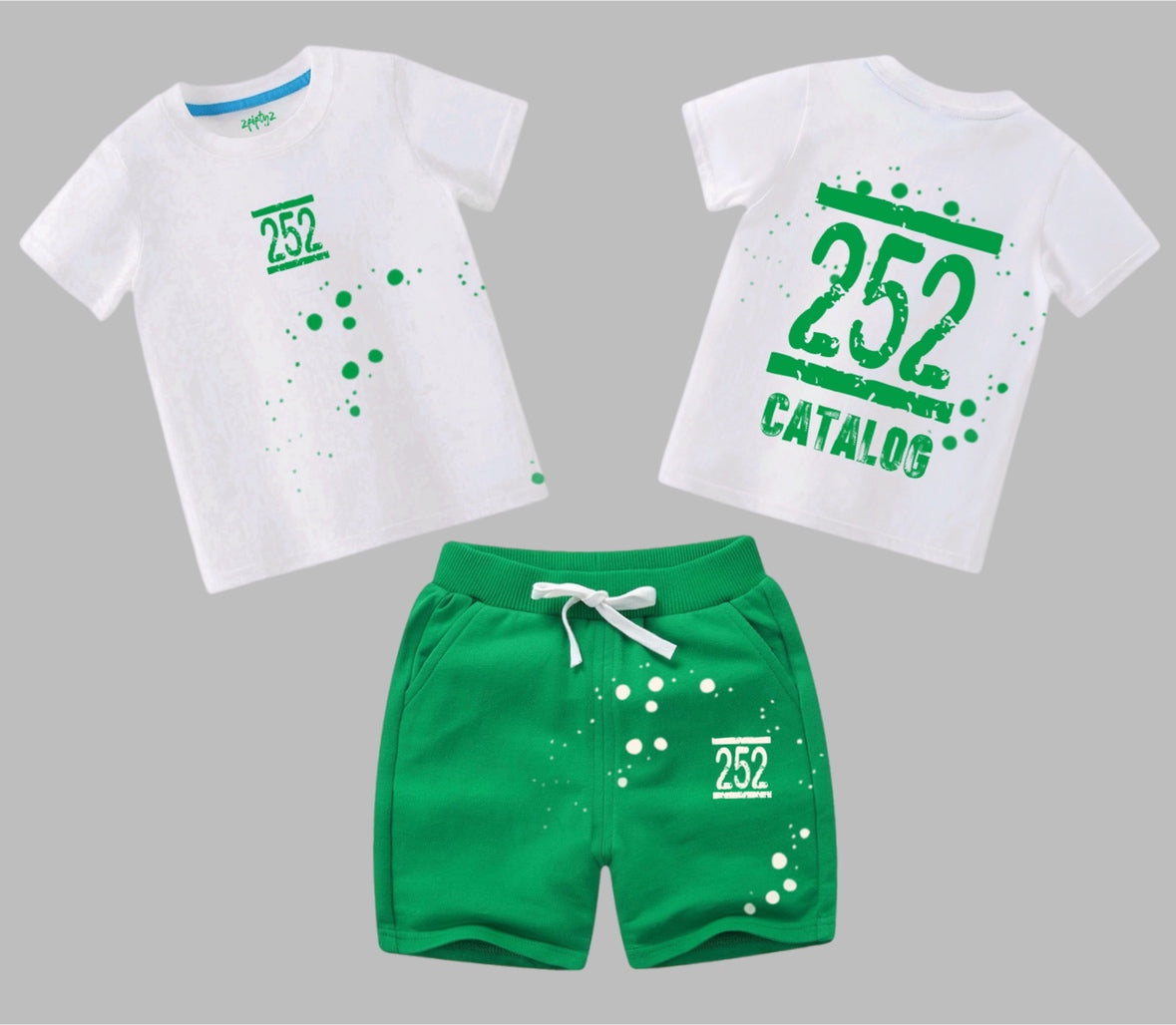 Toddler Boys spot short set by the 2fifty2 brand