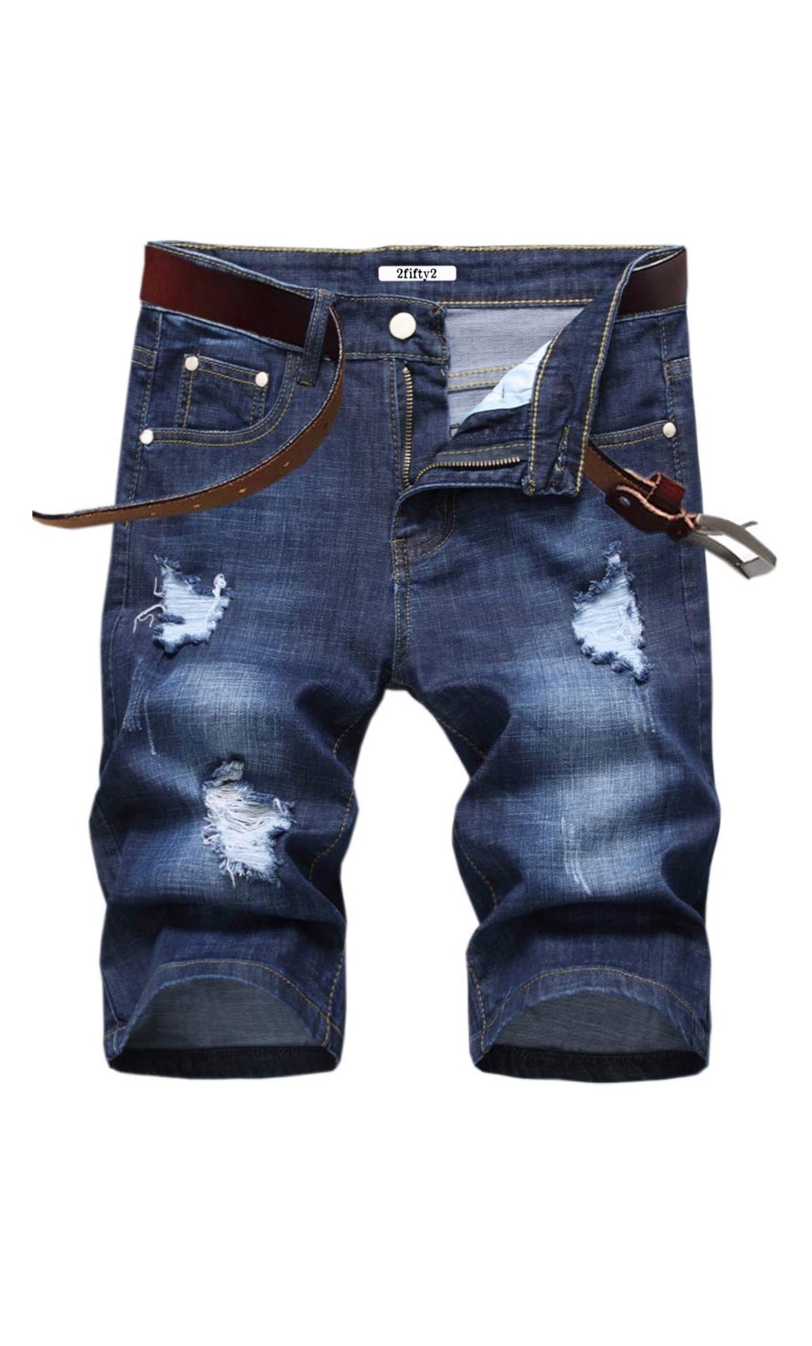 Plus size Men’s jean shorts by the 2fifty2 brand