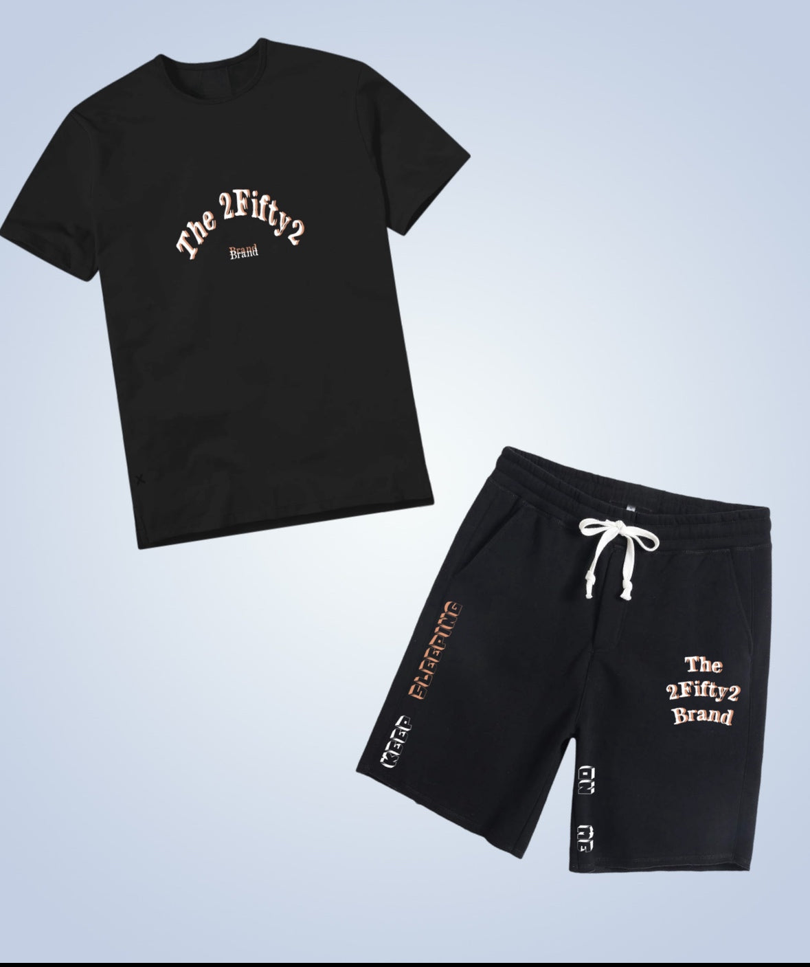 Plus size Men’s fleece sweat shorts by the 2fifty2 brand
