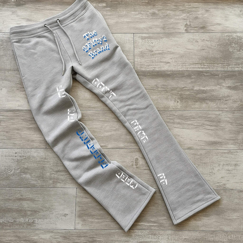 Plus size Unisex 2 piece flare bottoms jogger sweatsuit