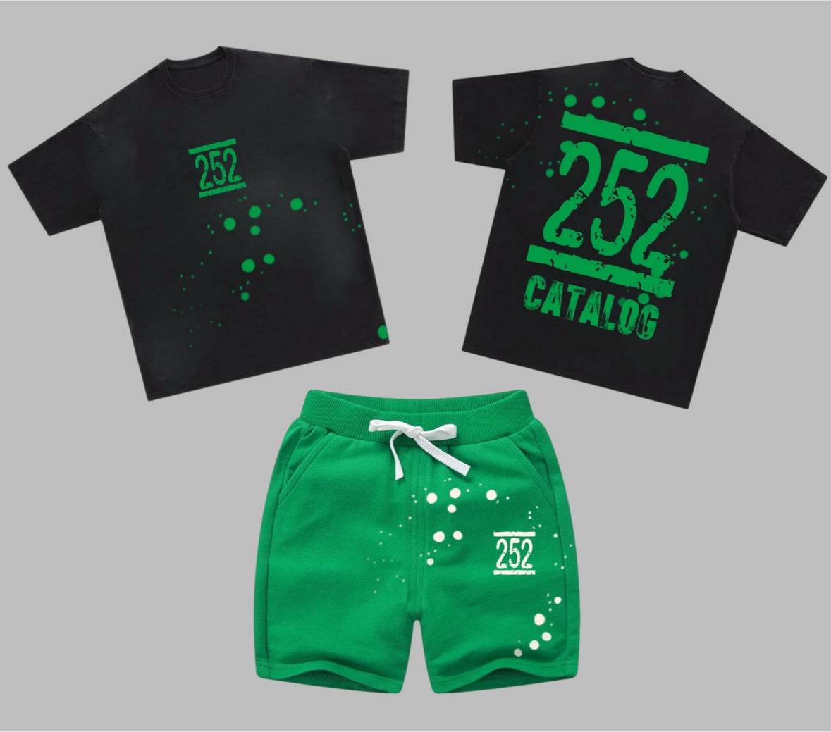 Toddler Boys spot short set by the 2fifty2 brand