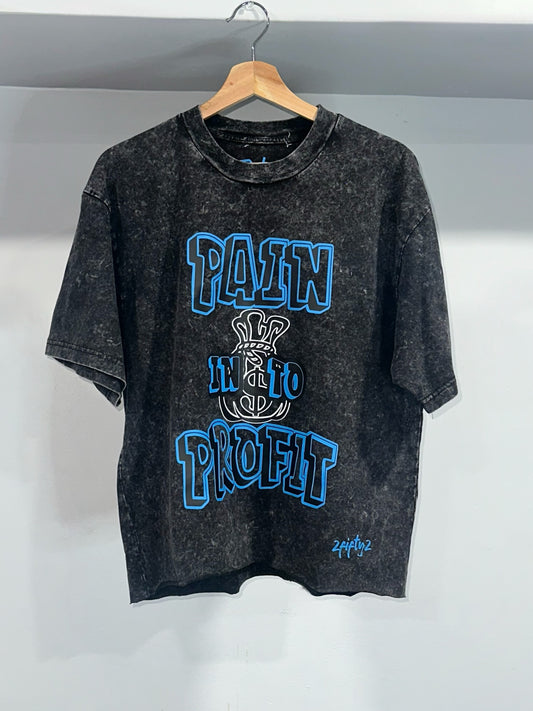 Plus size Mens baggy acid wash boxy tee by the 2fifty brand