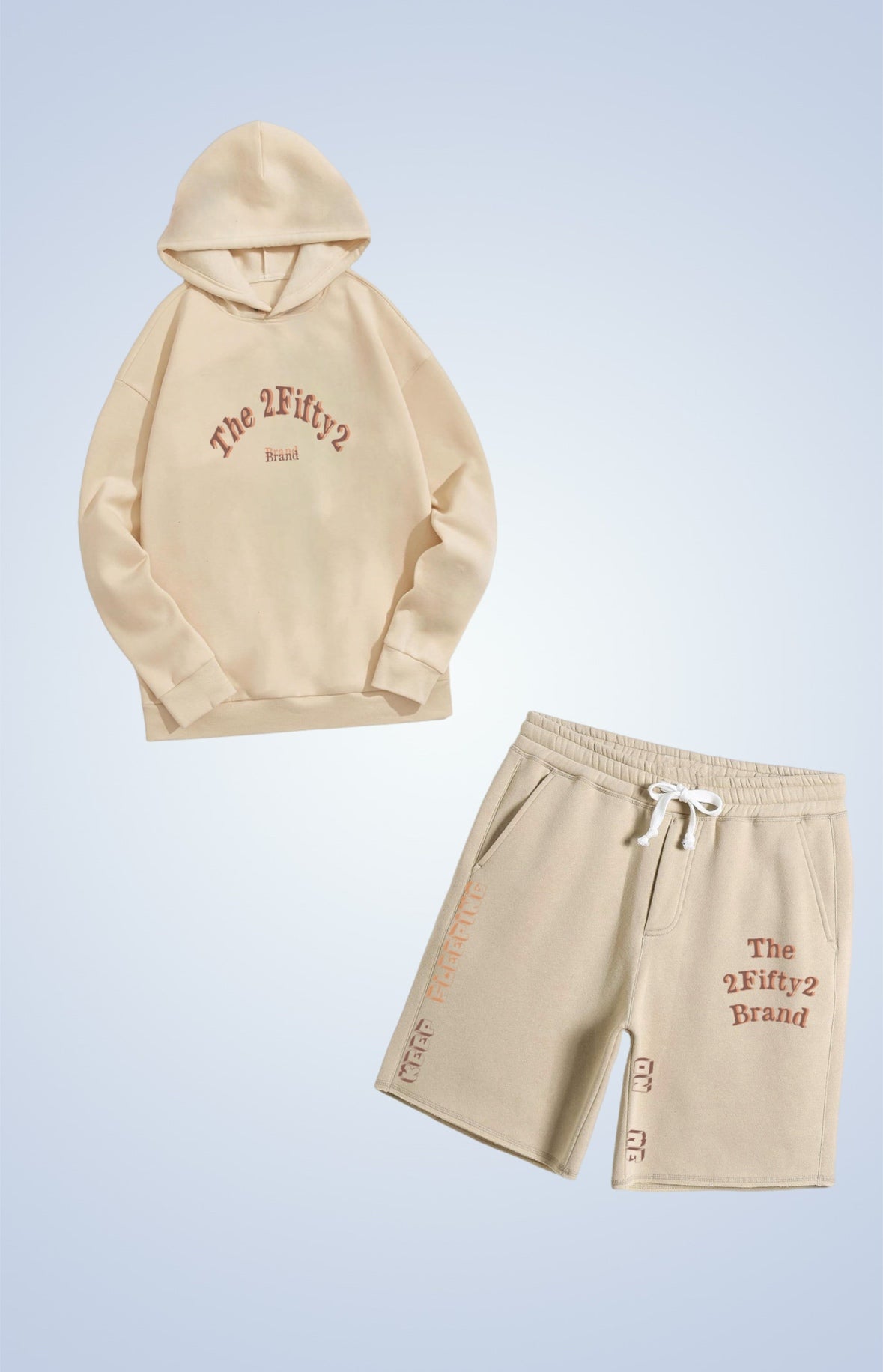 Men’s 2 piece short set with hoodie