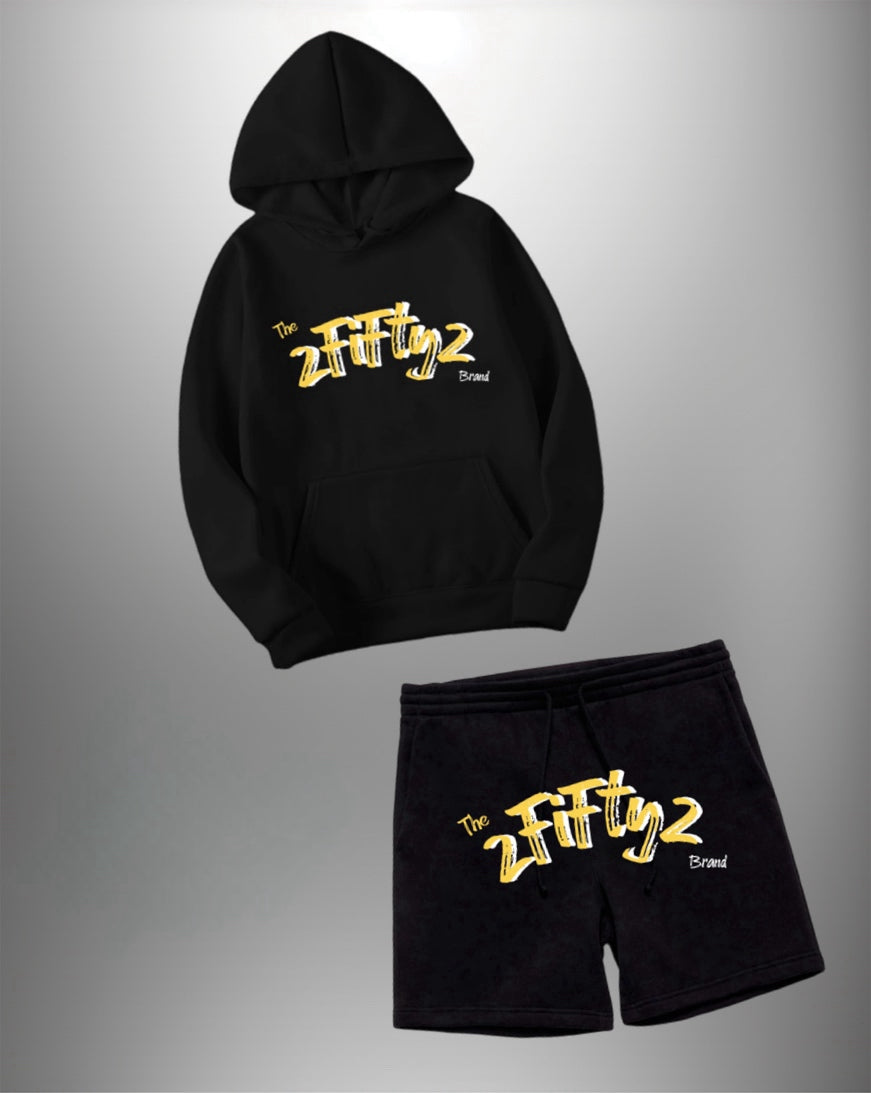 Men’s fleece hoodie short set by the 2fifty2 brand