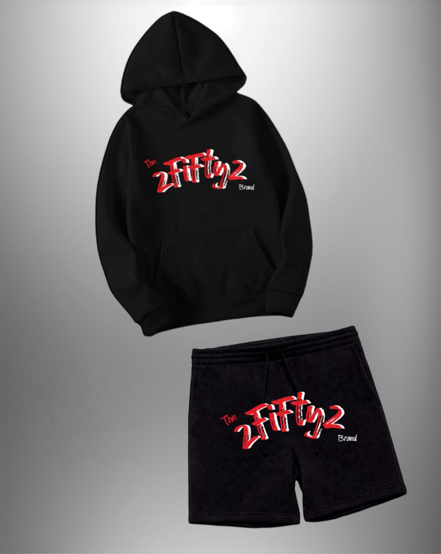 Men’s fleece hoodie short set by the 2fifty2 brand