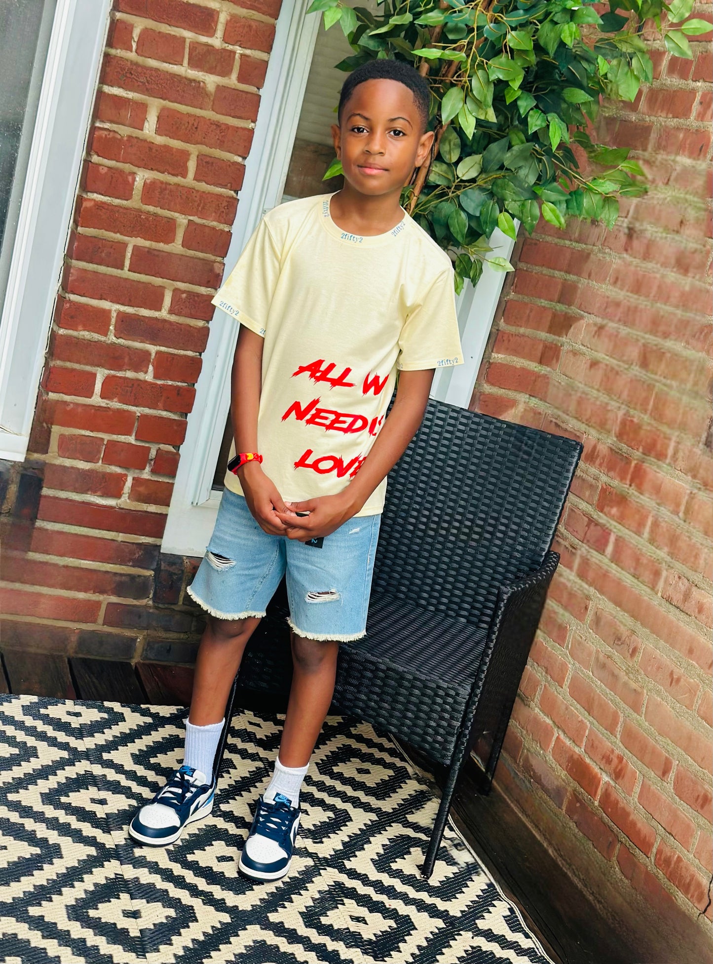 Boys “All we need is love” tee by the 2fifty2 brand