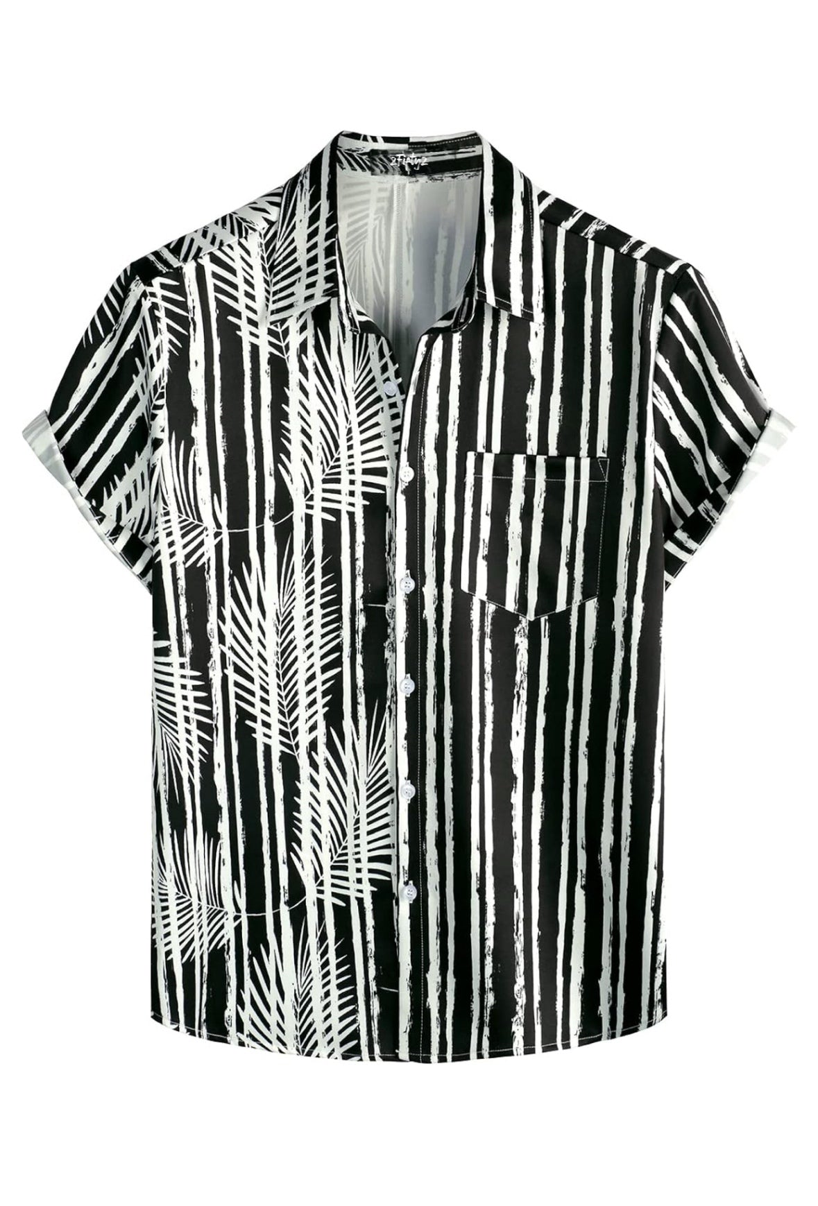 Men’s striped button down shirt