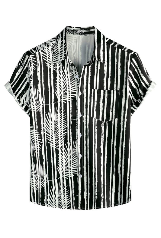 Men’s striped button down shirt
