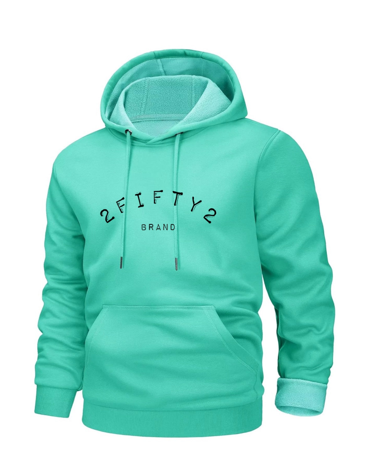 Plus size Men’s fleece lined 2Fifty2 Brand pullover hoodie