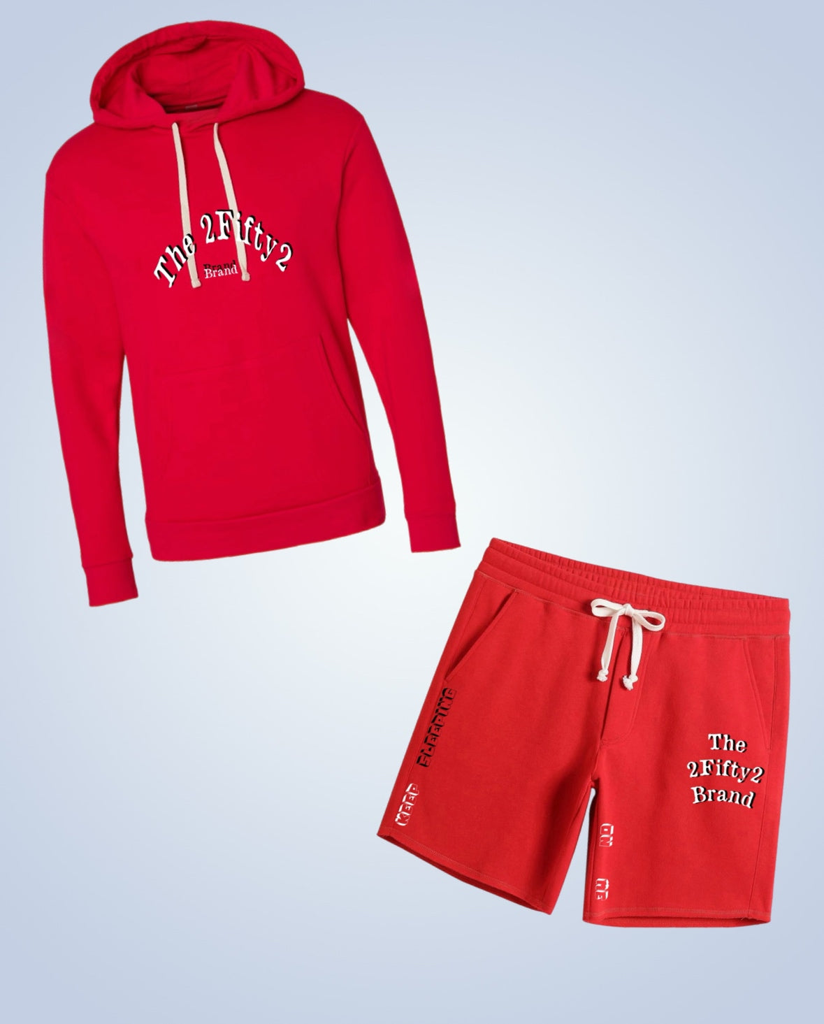 Men’s 2 piece short set with hoodie