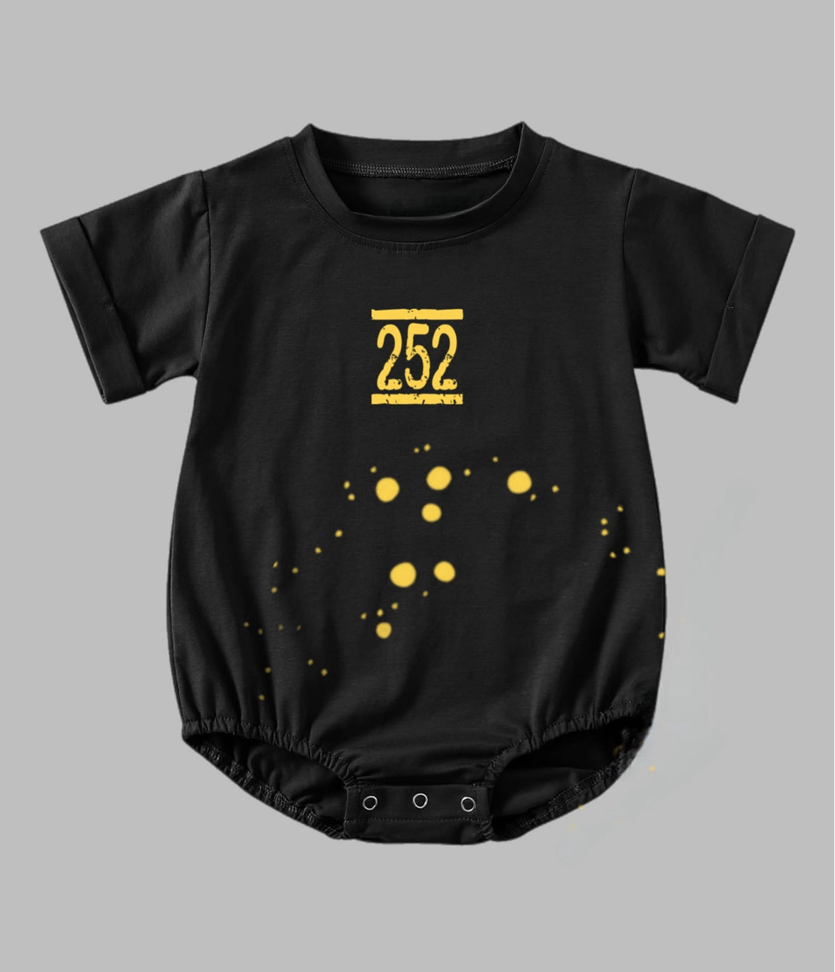 Infant + Newborn 2Fifty2 brand spot romper bodysuit