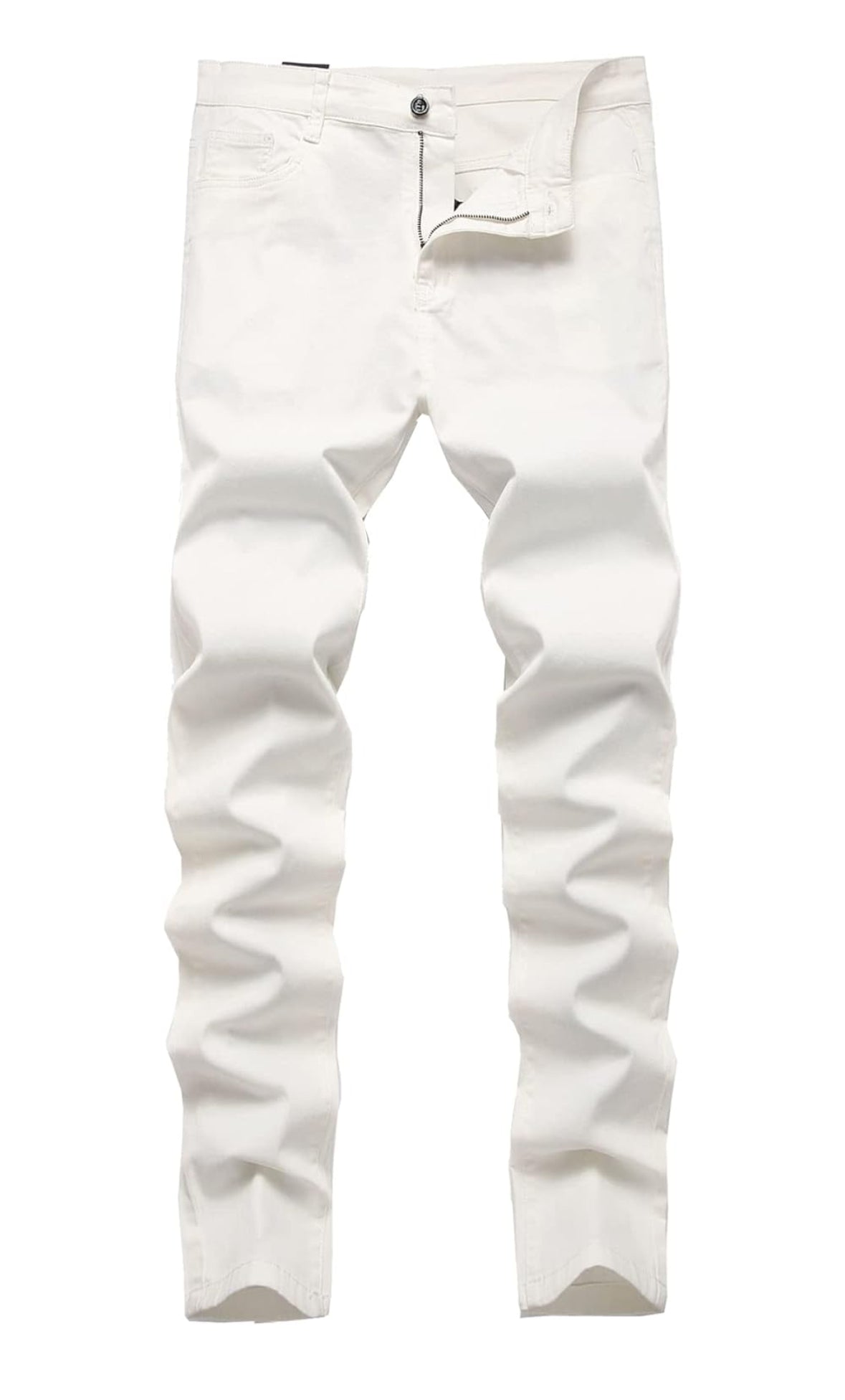 Slim Fit Dress Pants for Men Tapered Golf Skinny Stretch Chino Pants Mens Casual Slacks Suit Striped Business