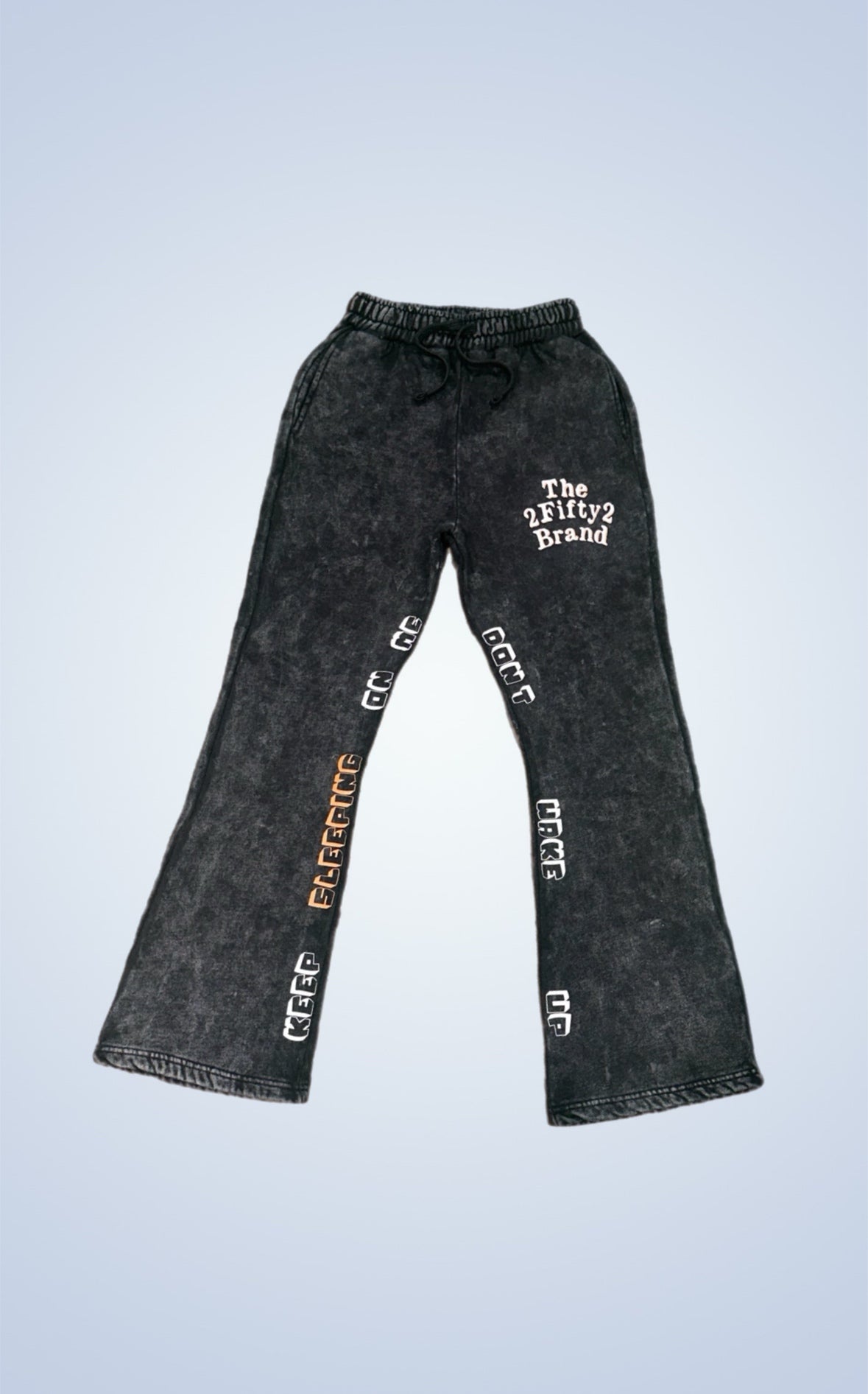 Plus size Unisex stacked sweat pants by 2fifty2