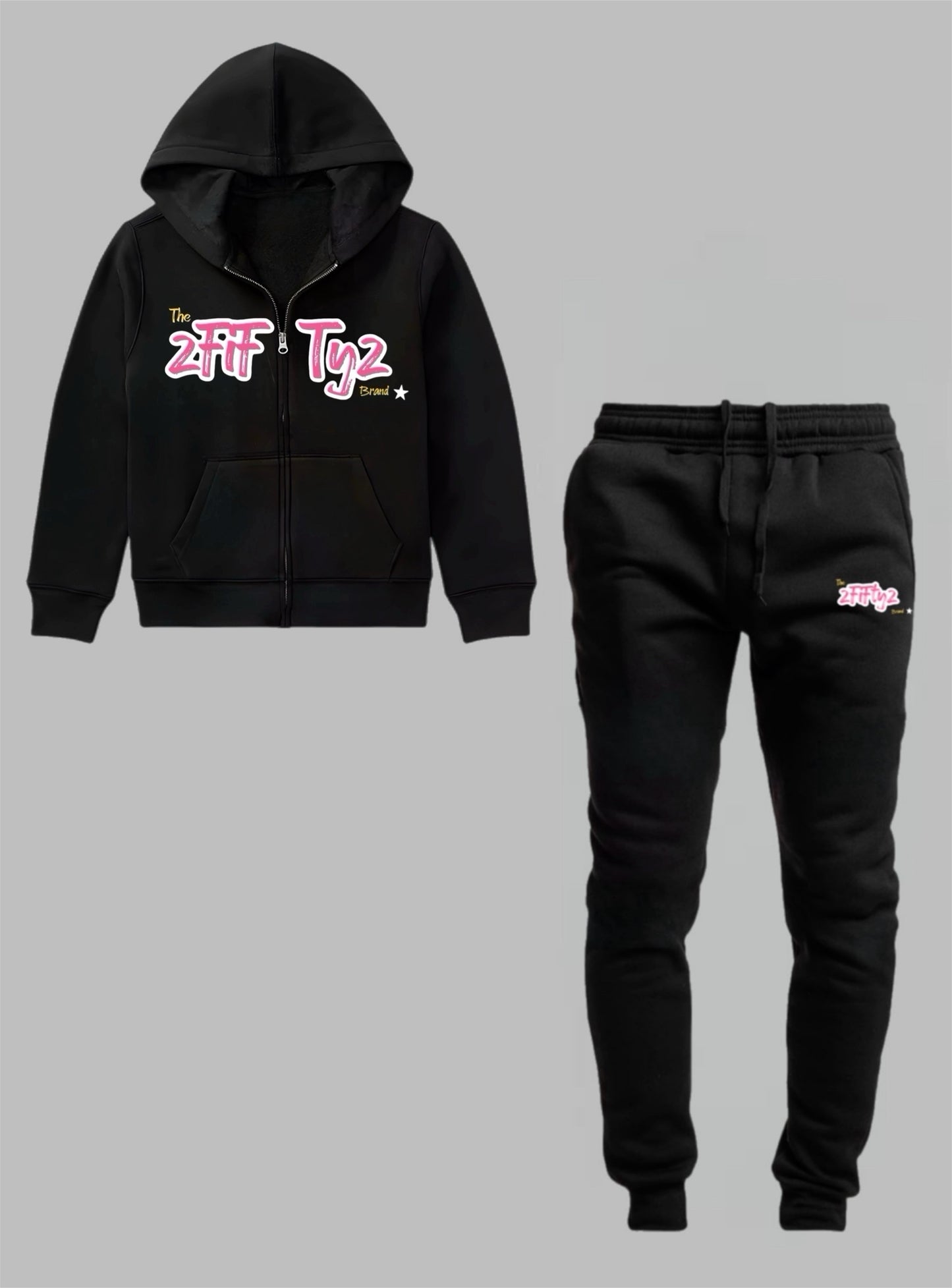 Plus size Men’s 2 piece Zip Up Sweatsuit by The 2Fifty2 Brand