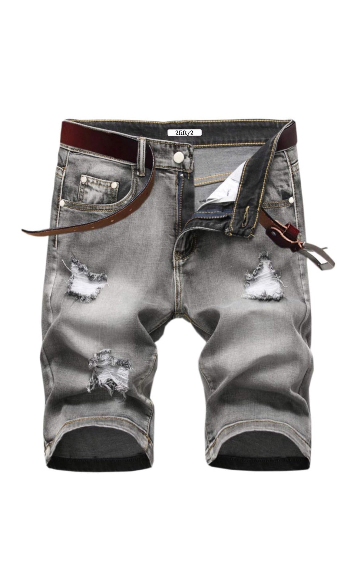 Plus size Men’s jean shorts by the 2fifty2 brand