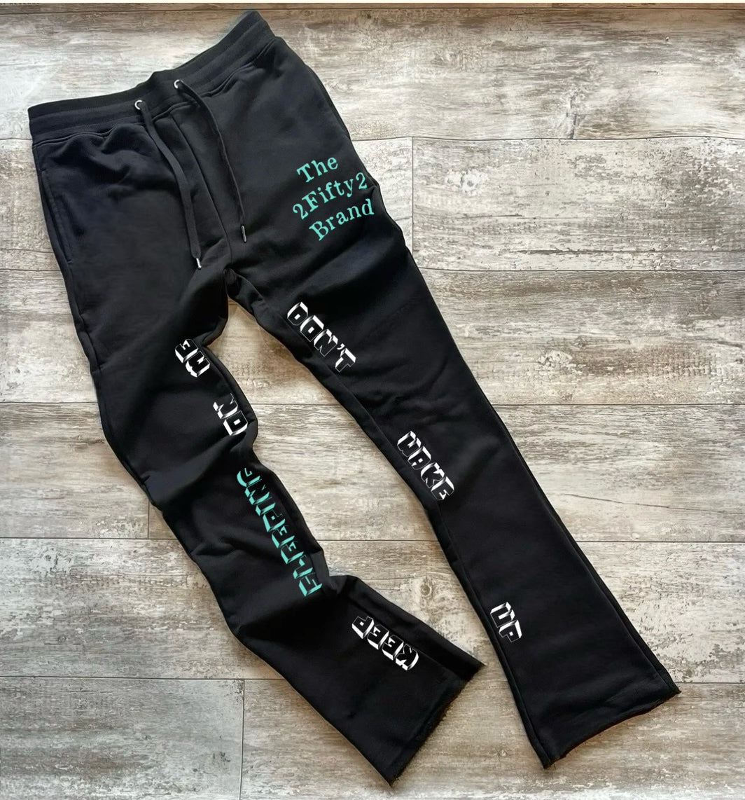 Plus size Unisex 2 piece flare bottoms jogger sweatsuit