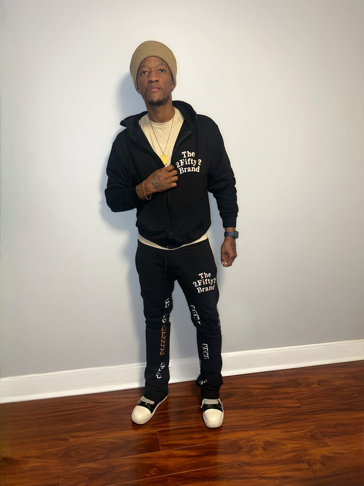 Unisex Stacked pants jogger set by the 2fifty2 brand