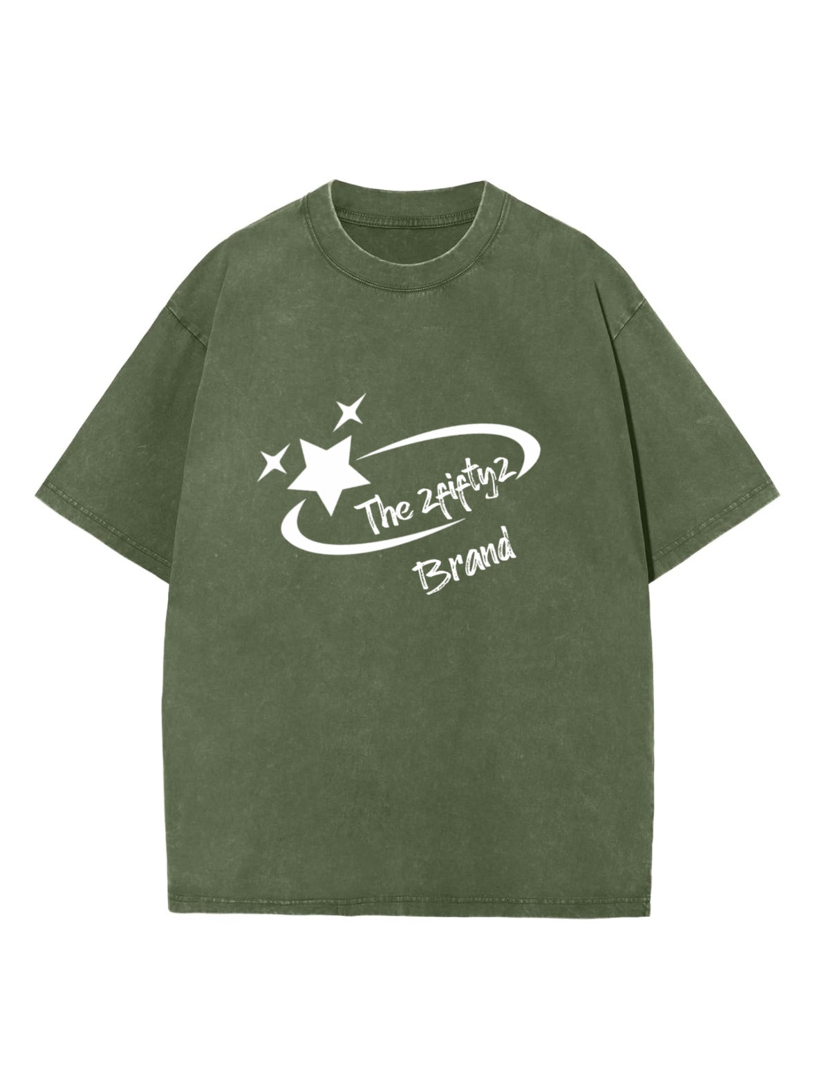 Plus size Heavy weight Acid wash “shooting star” tee shirts