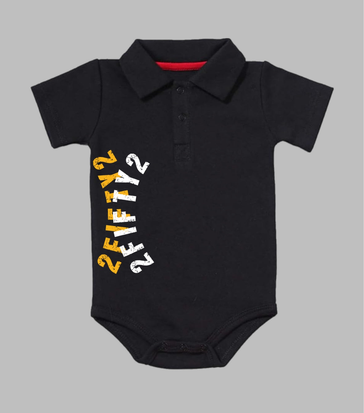 Infant + Newborn polo 2Fifty2 collard shirt