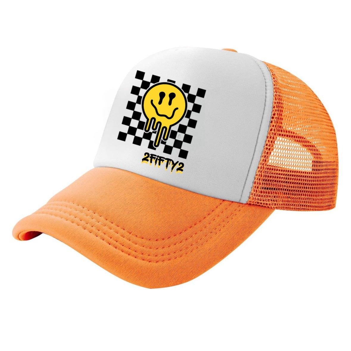 Mens graphic hoodie (orange) - 2fifty2