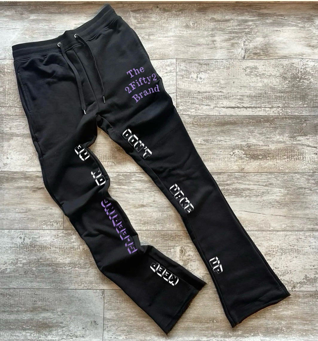 Plus size Unisex 2 piece flare bottoms jogger sweatsuit