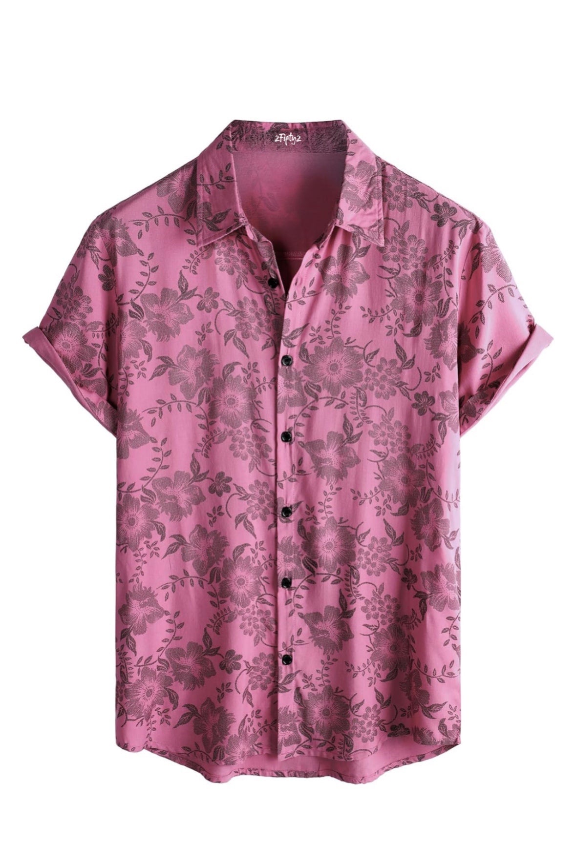 Men’s luxury floral button down shirt