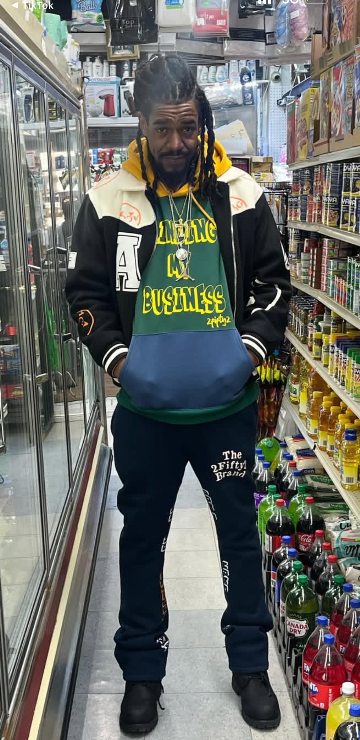 Men’s multi-color pullover hoodie