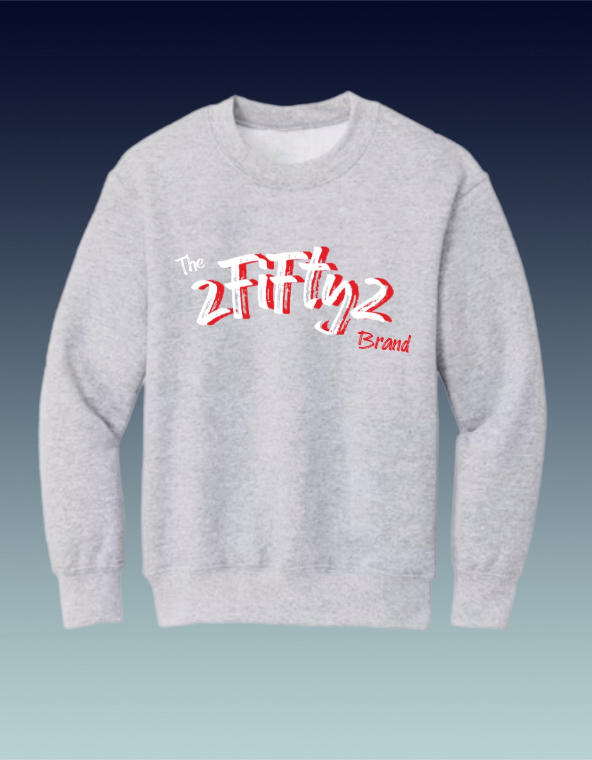 Plus size Men’s crew neck sweatshirt short set by the 2fifty2 brand