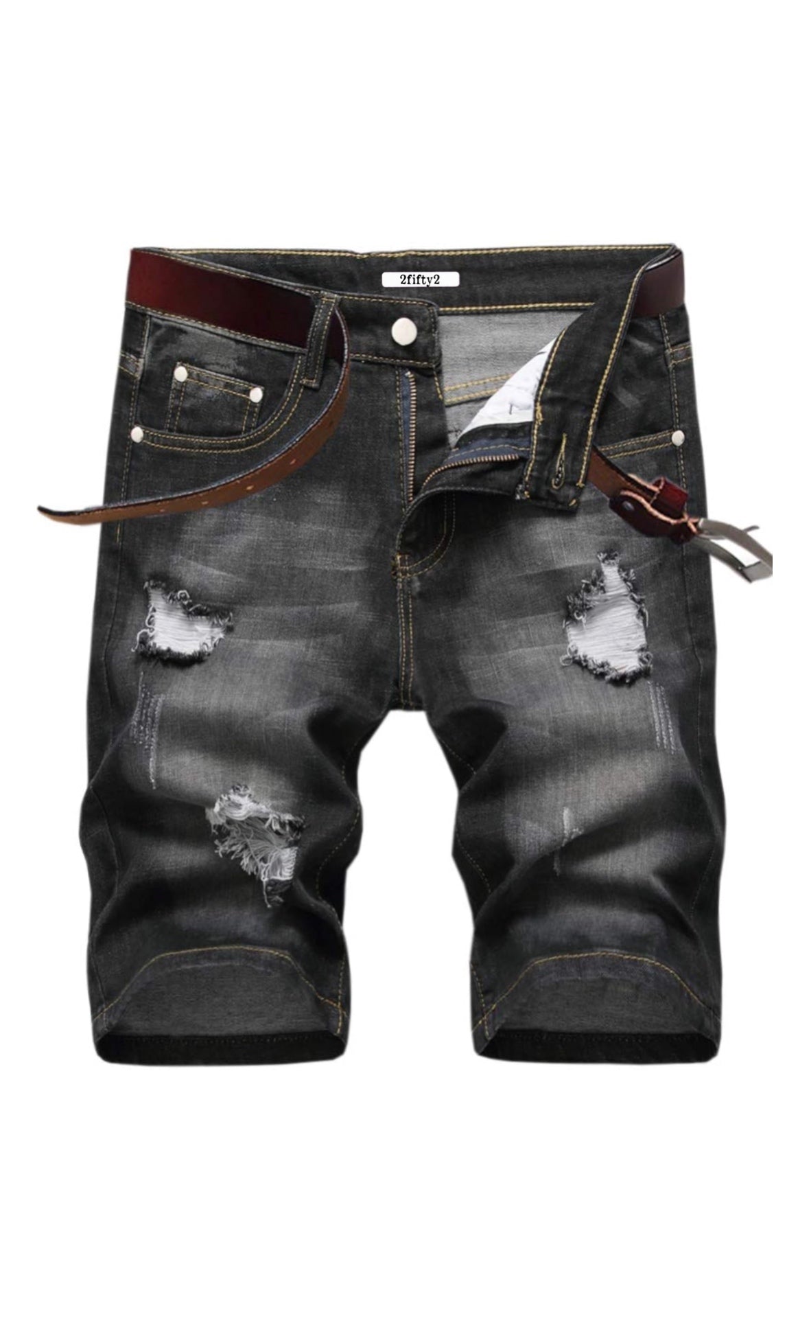 Plus size Men’s jean shorts by the 2fifty2 brand