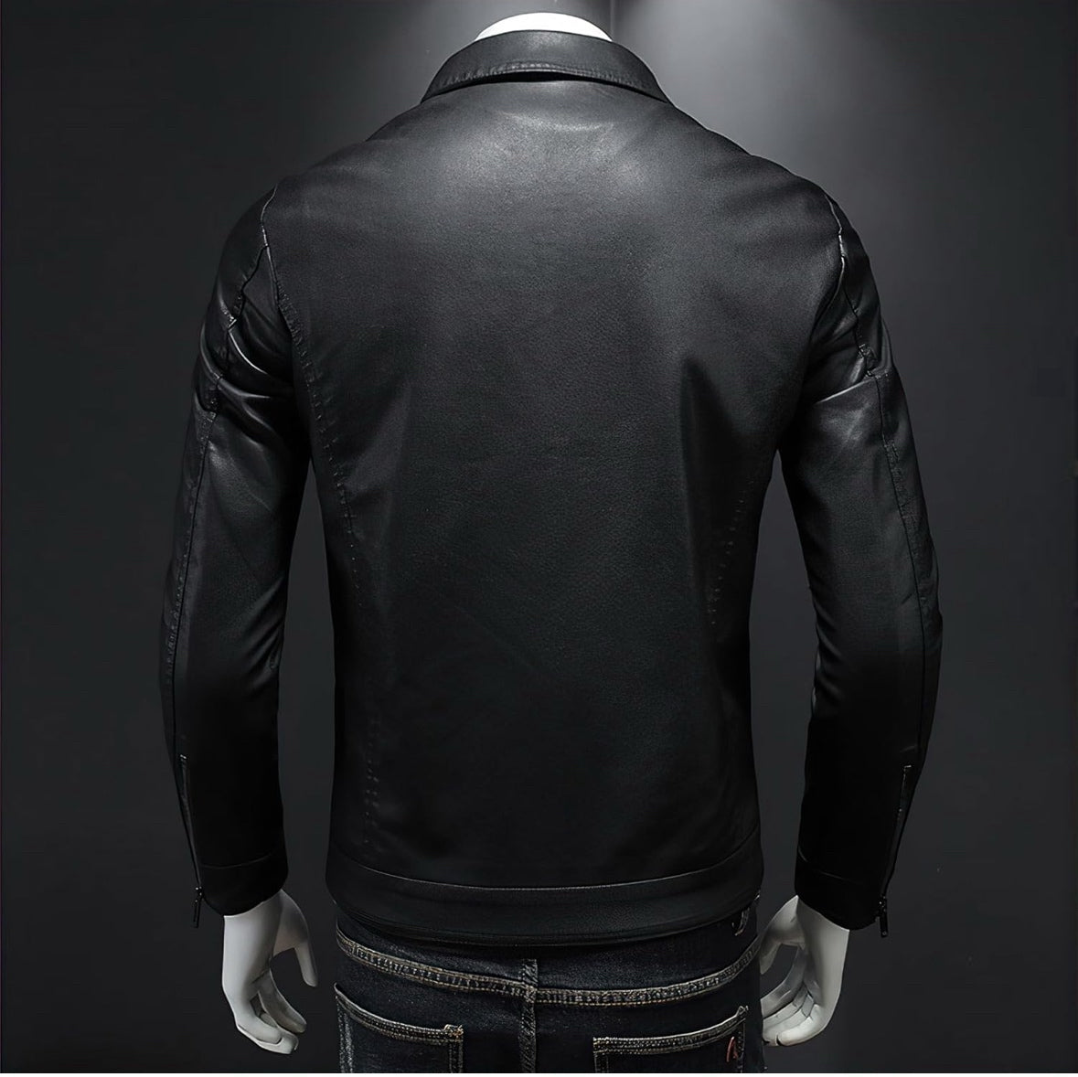 Men’s faux leather jacket