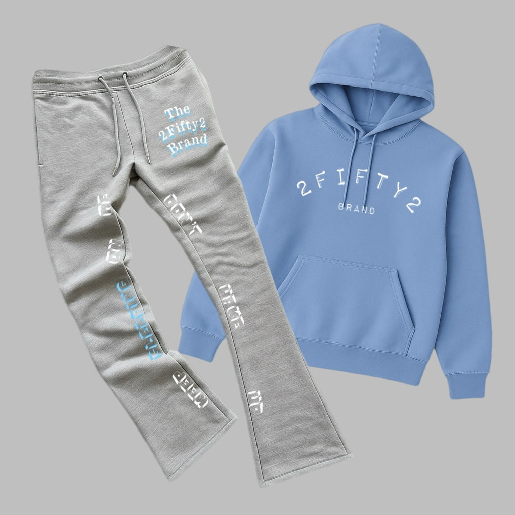 Unisex 2 piece flare bottoms jogger sweatsuit