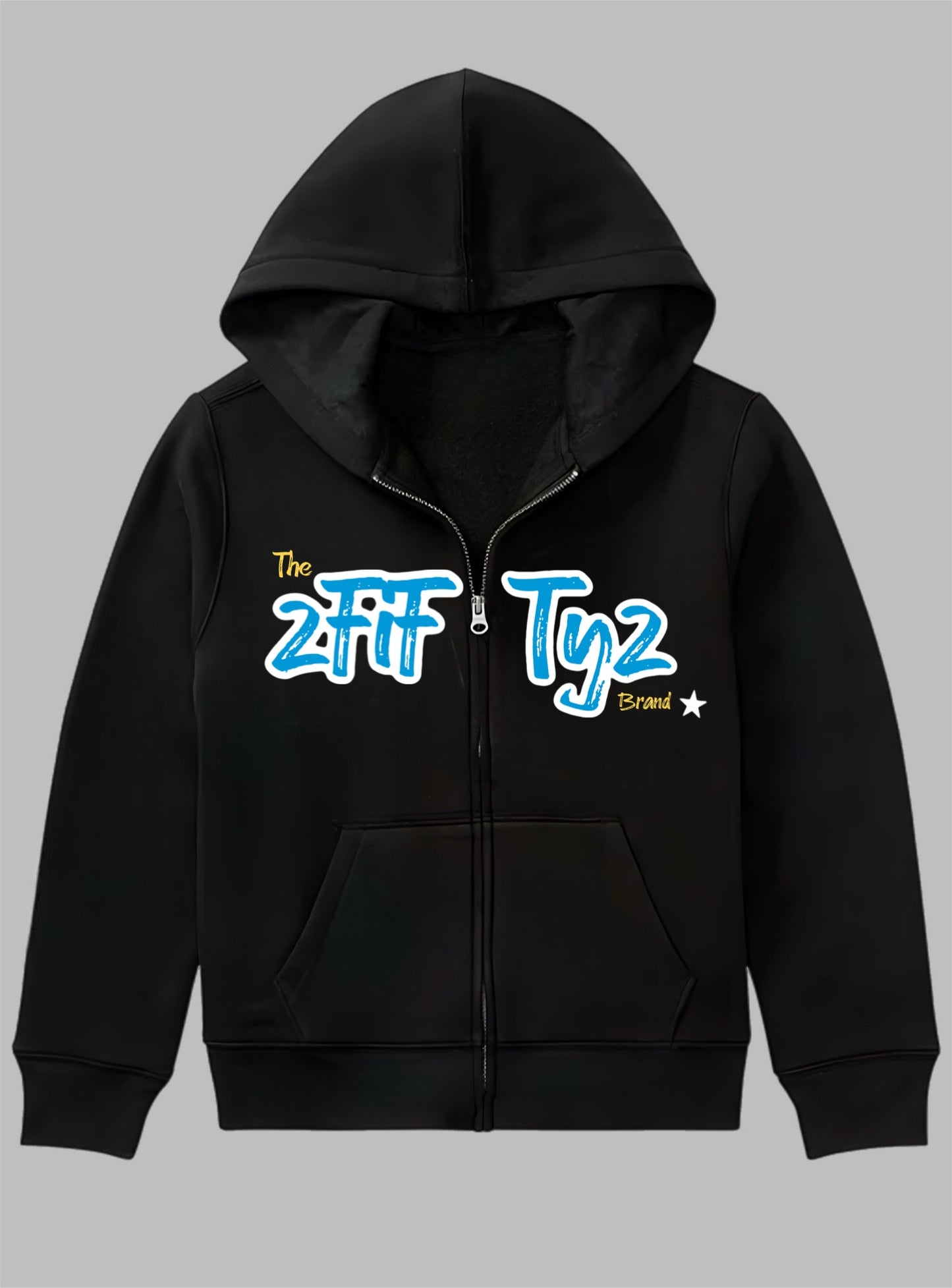 Plus size Men’s flare bottom 2 piece Zip Up Sweatsuit by The 2Fifty2 Brand