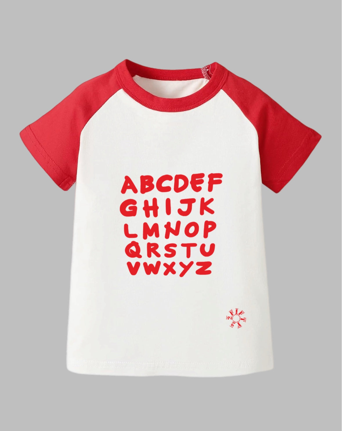 Unisex Toddler alphabet tee shirt