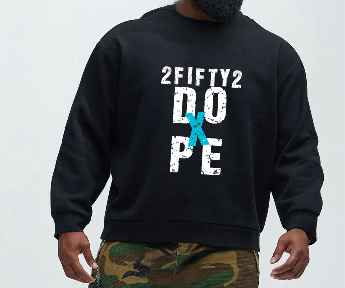 Men’s 2 piece “DOPE” flare jogger set