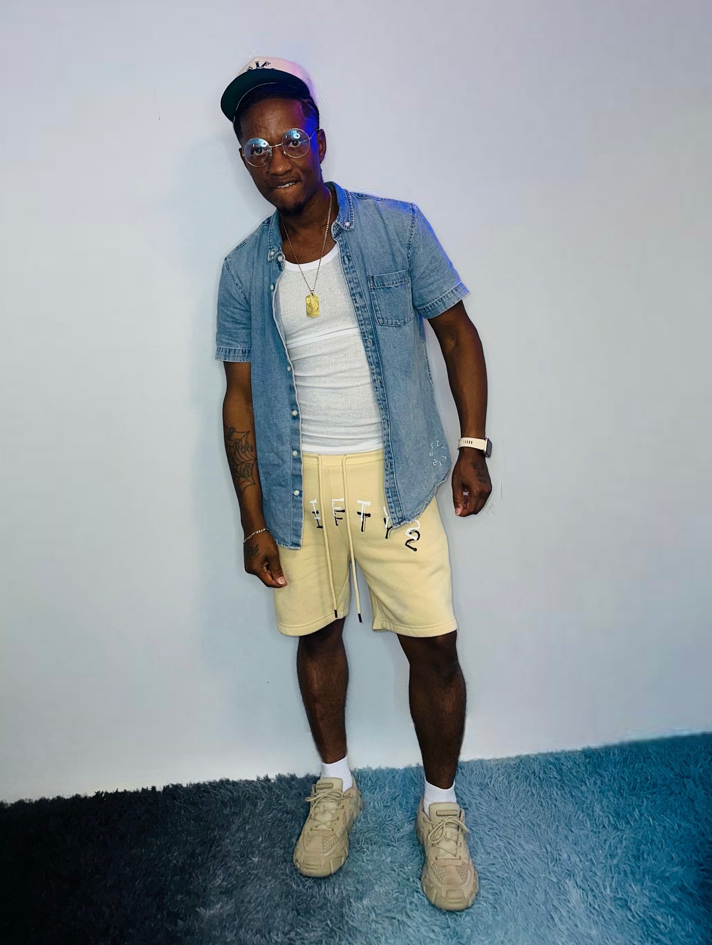 Men’s denim button down shirt by The 2Fifty2 Brand