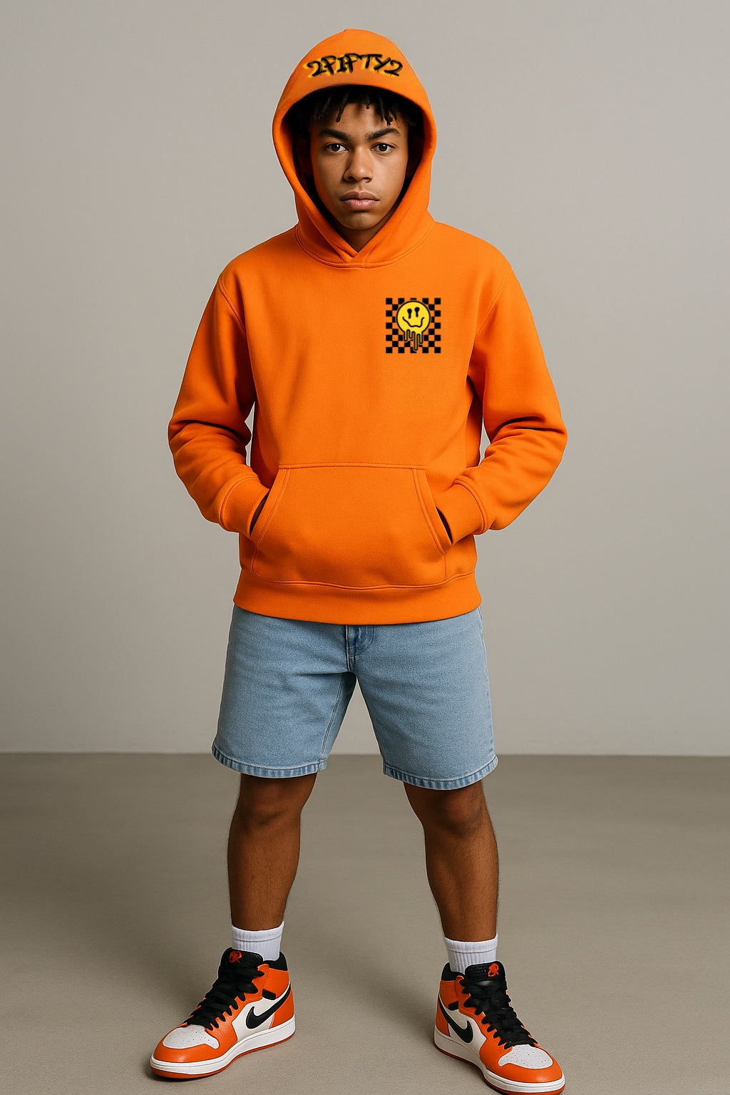 Boys graphic hoodie (orange) - 2fifty2