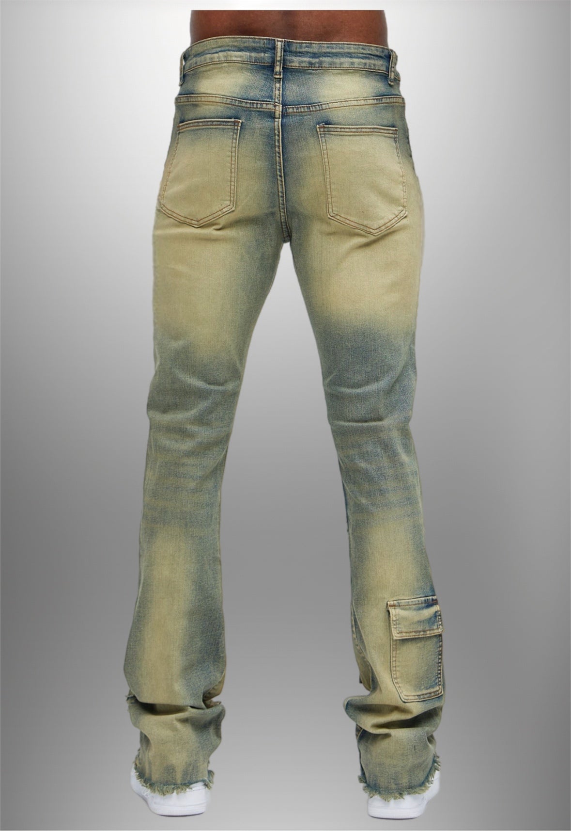 Men’s skinny flare jeans