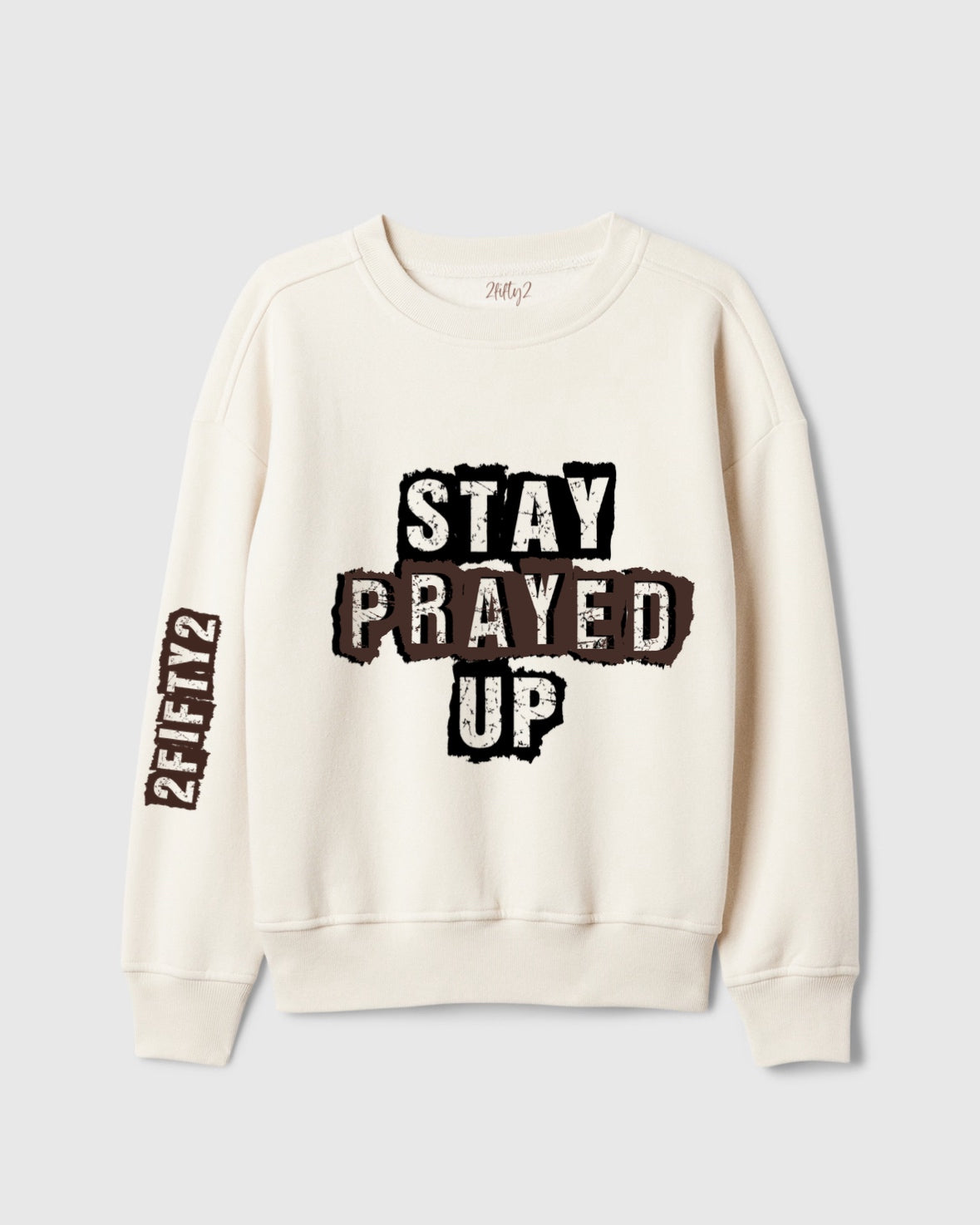 Plus size Unisex “stay prayed up” Crew sweatshirt