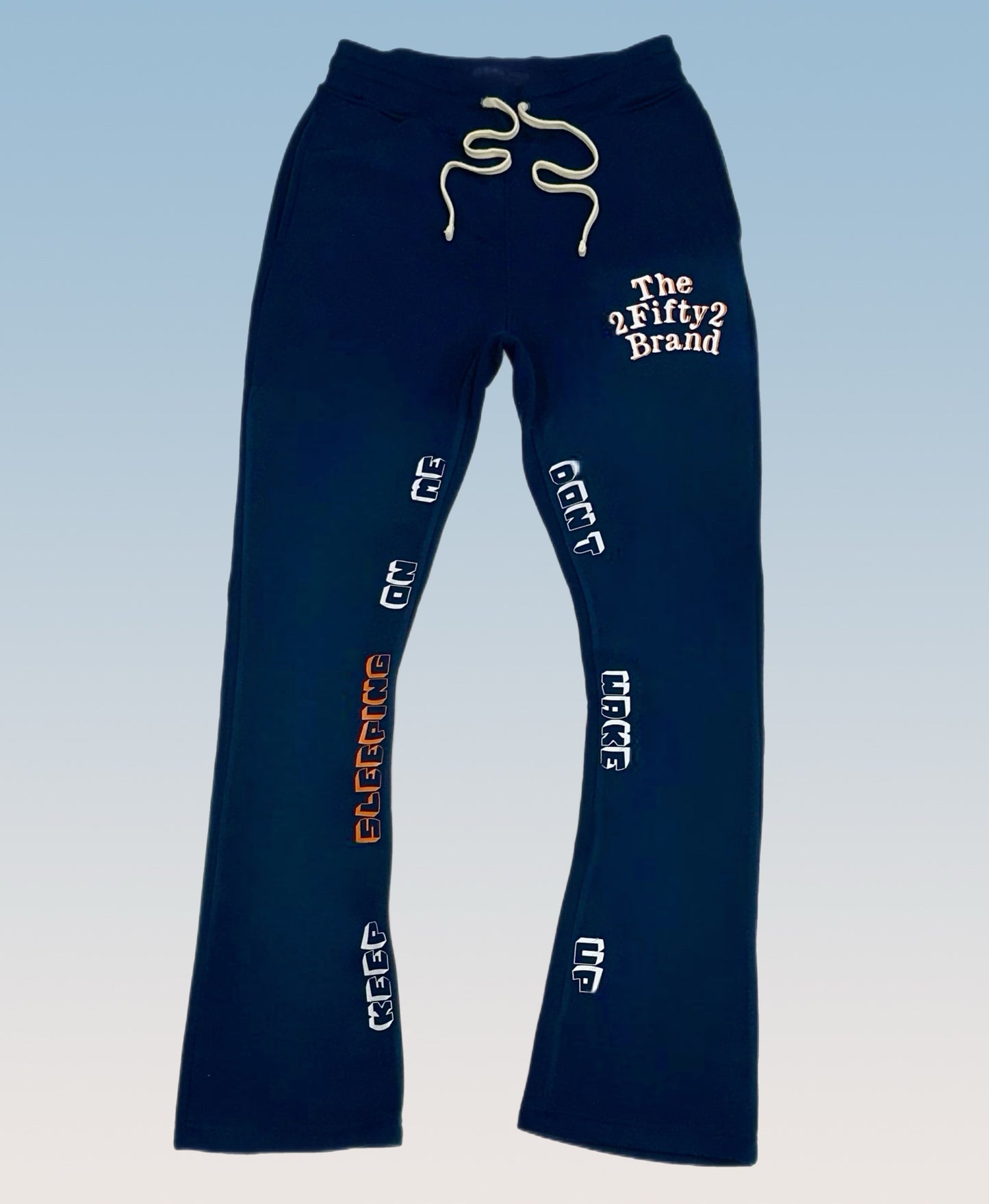 Plus size Unisex stacked sweat pants by 2fifty2
