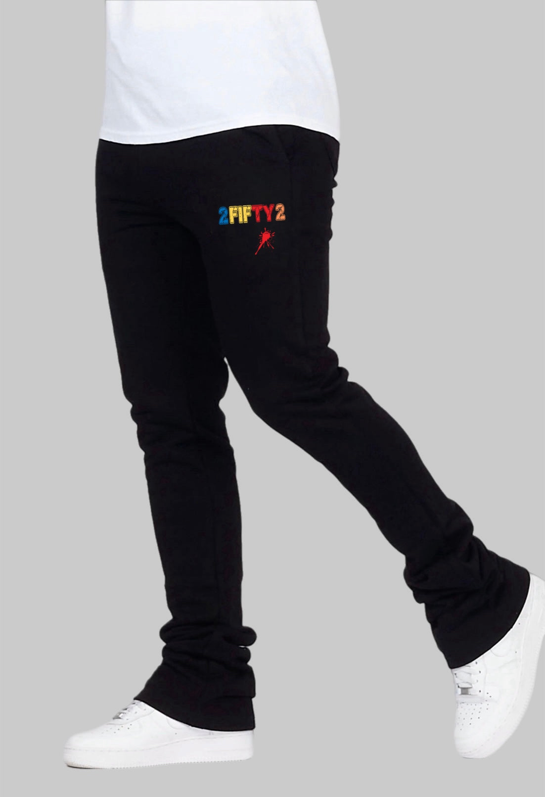 Men’s flare bottom Zip Up color block Sweatsuit by The 2Fifty2 Brand