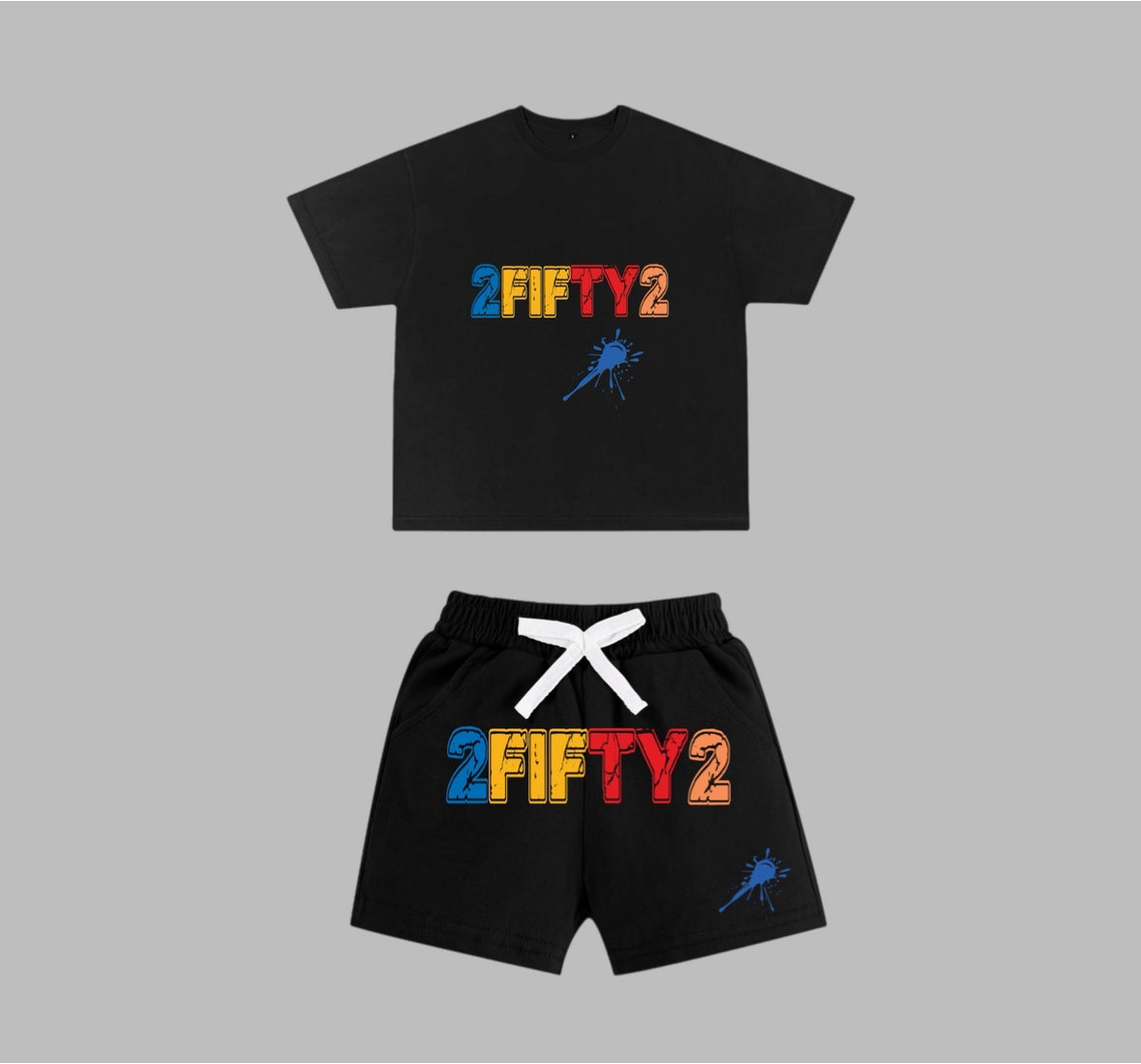 Toddler graphic splash tee shirt