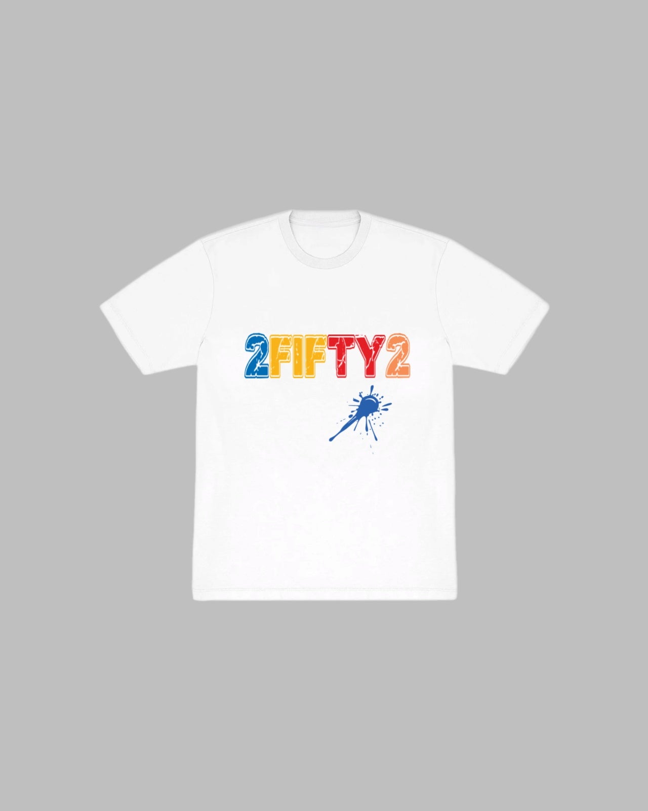 Toddler white splash short set - 2fifty2